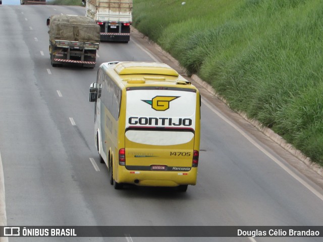 Empresa Gontijo de Transportes 14705 na cidade de Belo Horizonte, Minas Gerais, Brasil, por Douglas Célio Brandao. ID da foto: 10055124.