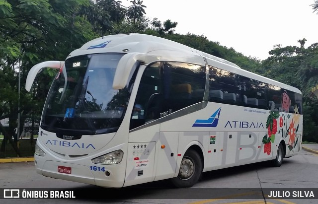 Viação Atibaia São Paulo 1614 na cidade de São Paulo, São Paulo, Brasil, por JULIO SILVA. ID da foto: 10057087.