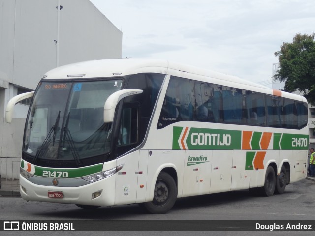 Empresa Gontijo de Transportes 21470 na cidade de Rio de Janeiro, Rio de Janeiro, Brasil, por Douglas Andrez. ID da foto: 10057099.