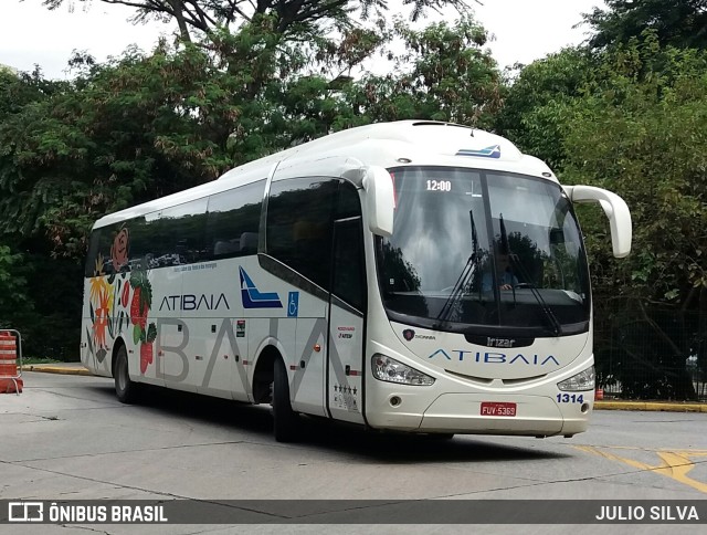 Viação Atibaia São Paulo 1314 na cidade de São Paulo, São Paulo, Brasil, por JULIO SILVA. ID da foto: 10057073.