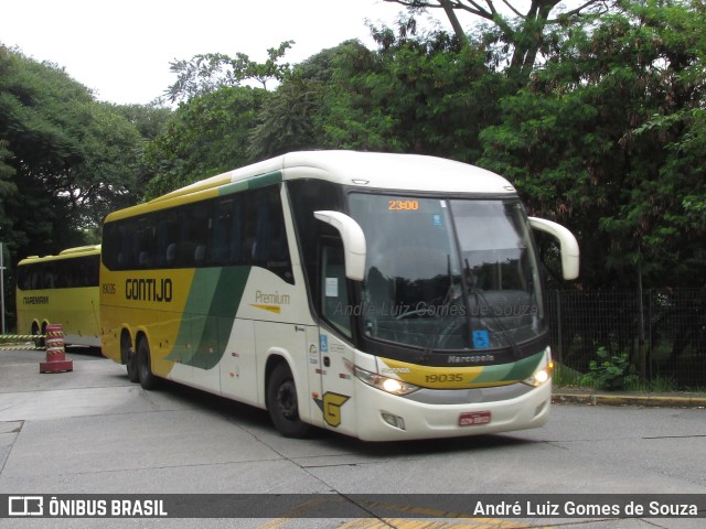 Empresa Gontijo de Transportes 19035 na cidade de São Paulo, São Paulo, Brasil, por André Luiz Gomes de Souza. ID da foto: 10055562.