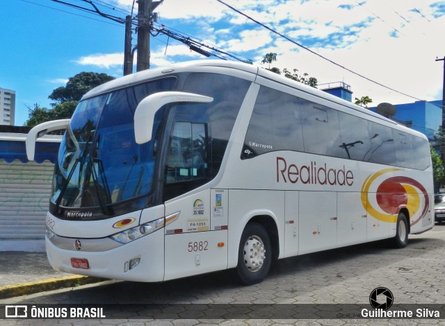 Realidade Transportes e Turismo 5882 na cidade de Praia Grande, São Paulo, Brasil, por Guilherme Silva. Número da foto: #10136694.