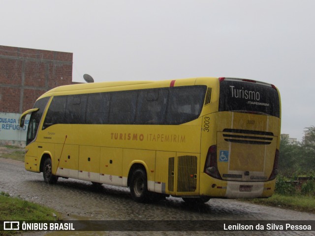 Viação Itapemirim 3003 na cidade de Caruaru, Pernambuco, Brasil, por Lenilson da Silva Pessoa. ID da foto: 10136091.