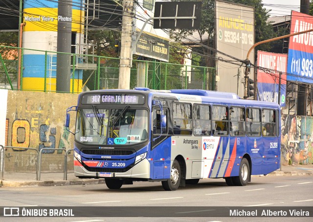 Del Rey Transportes 25.209 na cidade de Carapicuíba, São Paulo, Brasil, por Michael  Alberto Vieira. Número da foto: #10137473.