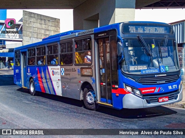 Transportes Capellini 19.171 na cidade de Campinas, São Paulo, Brasil, por Henrique Alves de Paula Silva. Número da foto: #10135956.