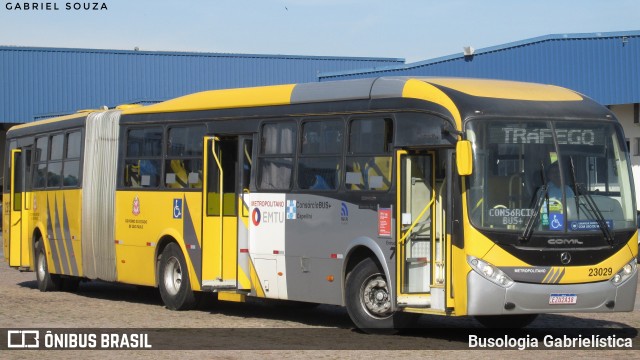 Transportes Capellini 23029 na cidade de Hortolândia, São Paulo, Brasil, por Busologia Gabrielística. ID da foto: 10137090.