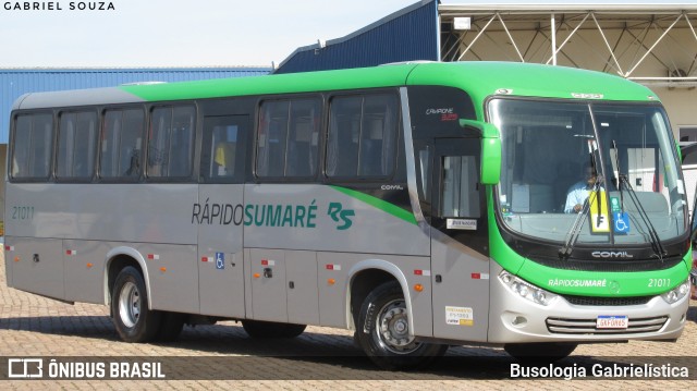 Rápido Sumaré 21011 na cidade de Hortolândia, São Paulo, Brasil, por Busologia Gabrielística. Número da foto: #10137055.