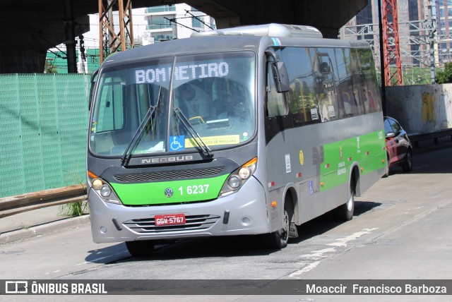 Transcooper > Norte Buss 1 6237 na cidade de São Paulo, São Paulo, Brasil, por Moaccir  Francisco Barboza. ID da foto: 10136569.