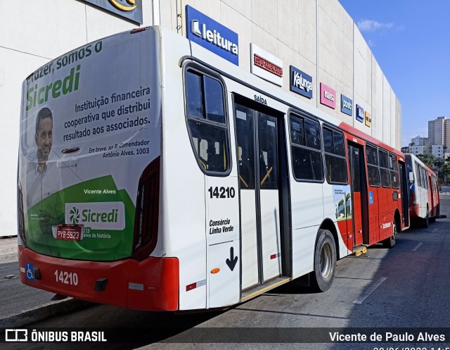 Expresso Unir 14210 na cidade de Belo Horizonte, Minas Gerais, Brasil, por Vicente de Paulo Alves. ID da foto: 10136064.