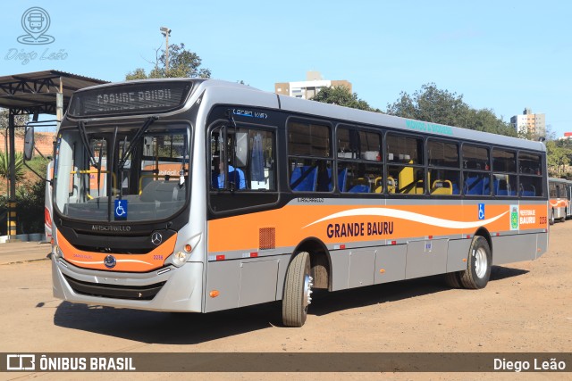 Transportes Coletivos Grande Bauru 2238 na cidade de Bauru, São Paulo, Brasil, por Diego Leão. ID da foto: 10136411.