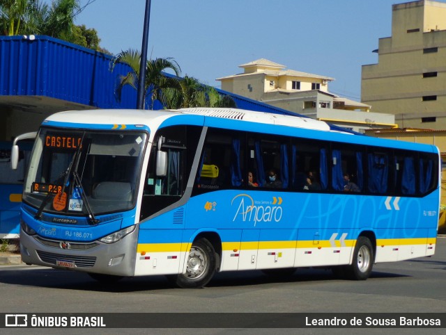 Viação Nossa Senhora do Amparo RJ 186.071 na cidade de Maricá, Rio de Janeiro, Brasil, por Leandro de Sousa Barbosa. Número da foto: #10136549.