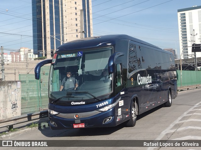 Viação Cometa 719595 na cidade de São Paulo, São Paulo, Brasil, por Rafael Lopes de Oliveira. ID da foto: 10135350.