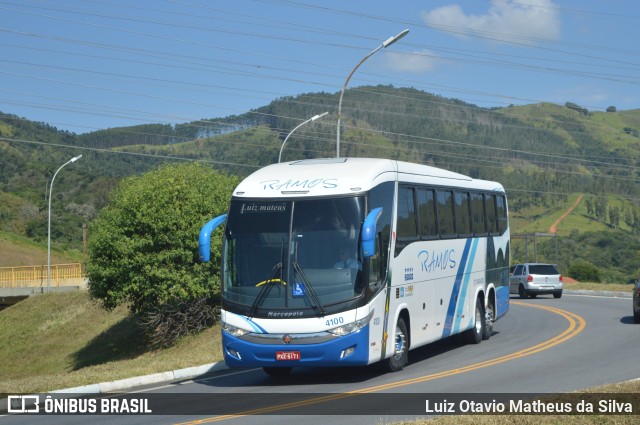 Ramos Turismo 4100 na cidade de Aparecida, São Paulo, Brasil, por Luiz Otavio Matheus da Silva. Número da foto: #10136724.