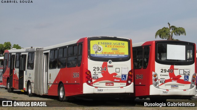 Itajaí Transportes Coletivos 2934 na cidade de Campinas, São Paulo, Brasil, por Busologia Gabrielística. ID da foto: 10137060.