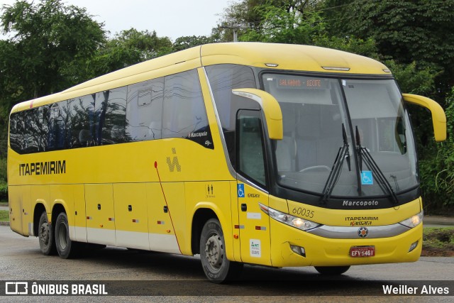 Viação Itapemirim 60035 na cidade de Recife, Pernambuco, Brasil, por Weiller Alves. Número da foto: #10136555.
