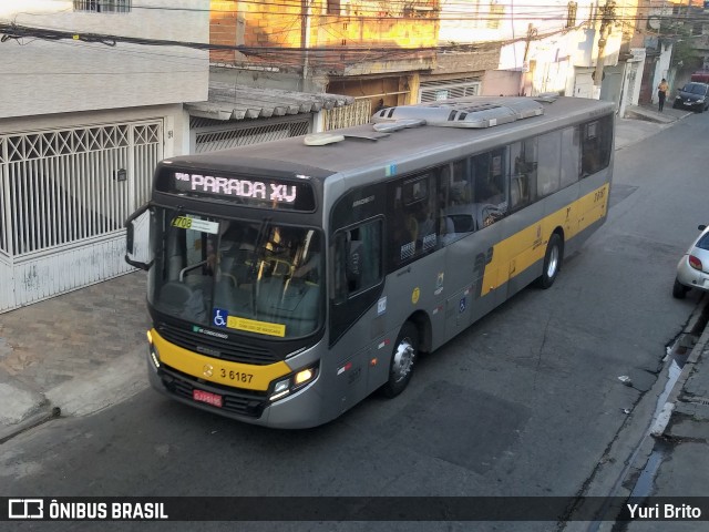 Transunião Transportes 3 6187 na cidade de São Paulo, São Paulo, Brasil, por Yuri Brito. Número da foto: #10135618.
