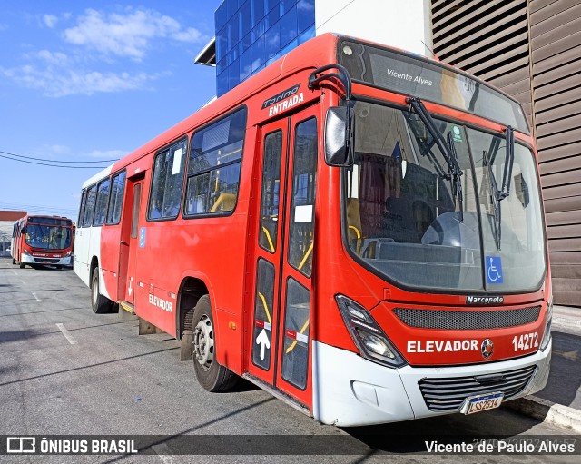 Expresso Unir 14272 na cidade de Belo Horizonte, Minas Gerais, Brasil, por Vicente de Paulo Alves. ID da foto: 10136059.