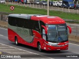 Empresa de Ônibus Pássaro Marron 5005 na cidade de Aparecida, São Paulo, Brasil, por Luiz Krolman. Número da foto: #:id.