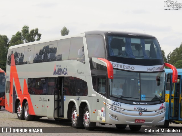 Expresso Maringá 6401 na cidade de Curitiba, Paraná, Brasil, por Gabriel Michalski. ID da foto: 10058442.