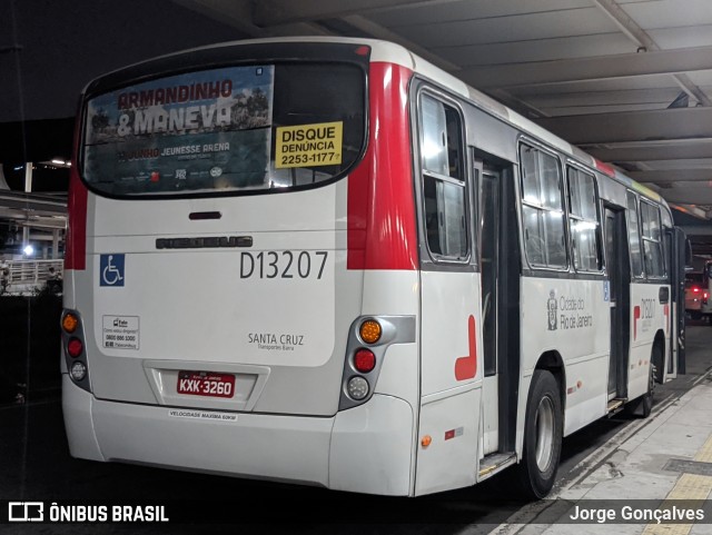 Transportes Barra D13207 na cidade de Rio de Janeiro, Rio de Janeiro, Brasil, por Jorge Gonçalves. ID da foto: 10058832.