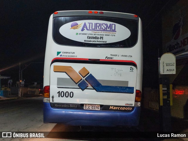 A Turismo Viagens e Fretamento 1000 na cidade de Serra Talhada, Pernambuco, Brasil, por Lucas Ramon. Número da foto: #10059094.