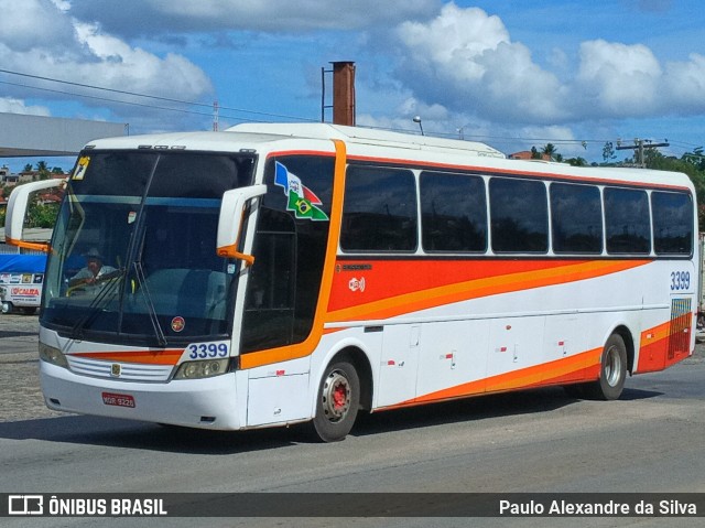 Ônibus Particulares 3399 na cidade de Nazaré da Mata, Pernambuco, Brasil, por Paulo Alexandre da Silva. ID da foto: 10058346.