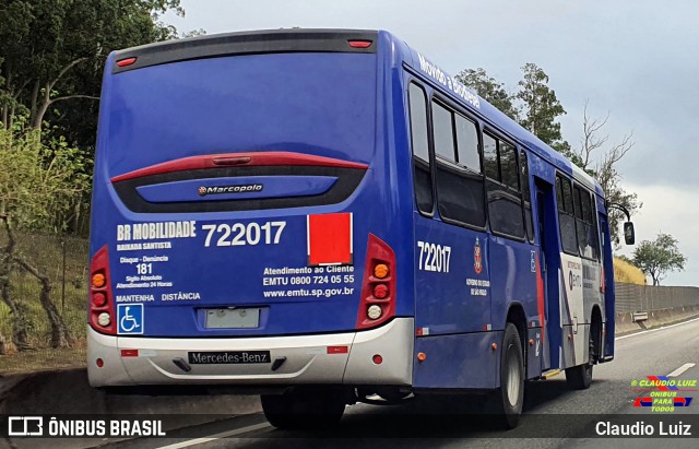 BR Mobilidade Baixada Santista 722017 na cidade de Barra Mansa, Rio de Janeiro, Brasil, por Claudio Luiz. Número da foto: #10059916.
