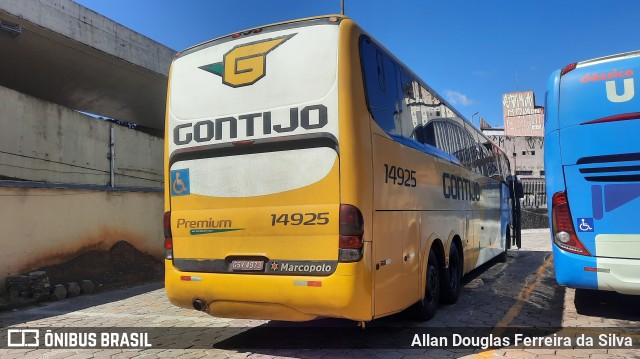 Empresa Gontijo de Transportes 14925 na cidade de Belo Horizonte, Minas Gerais, Brasil, por Allan Douglas Ferreira da Silva. ID da foto: 10058883.