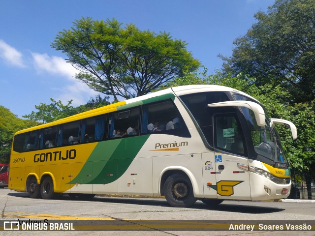 Empresa Gontijo de Transportes 16060 na cidade de São Paulo, São Paulo, Brasil, por Andrey  Soares Vassão. ID da foto: 10059035.