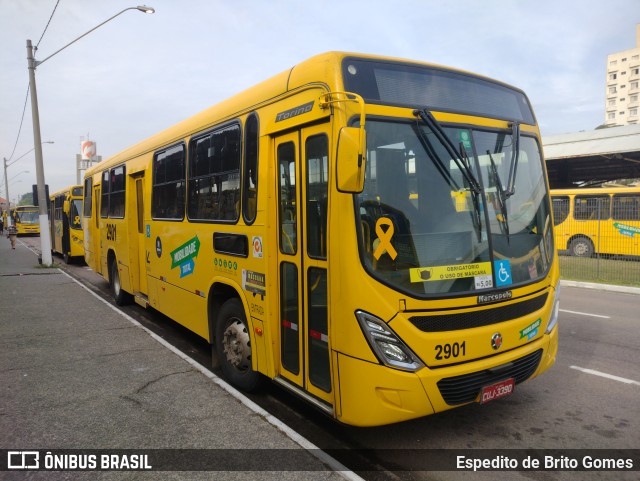 Viação Jundiaiense 2901 na cidade de Jundiaí, São Paulo, Brasil, por Espedito de Brito Gomes. ID da foto: 10058724.