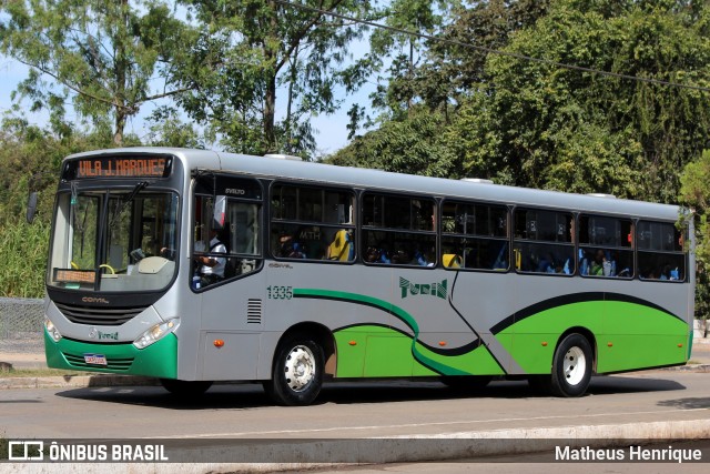 Turin Transportes 1335 na cidade de Congonhas, Minas Gerais, Brasil, por Matheus Henrique. ID da foto: 10060012.