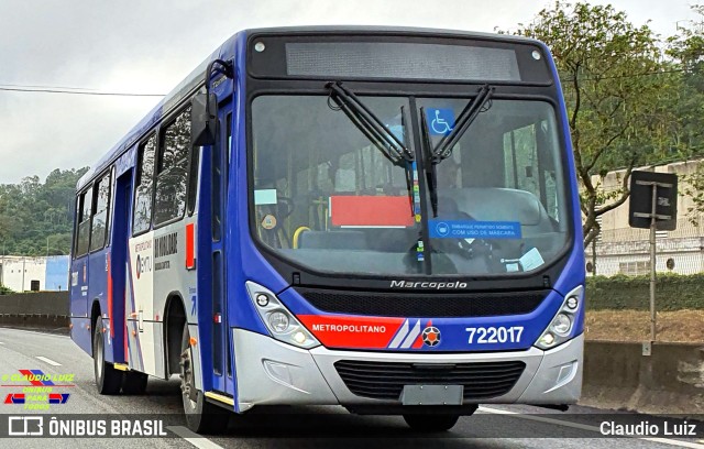 BR Mobilidade Baixada Santista 722017 na cidade de Barra Mansa, Rio de Janeiro, Brasil, por Claudio Luiz. Número da foto: #10059911.