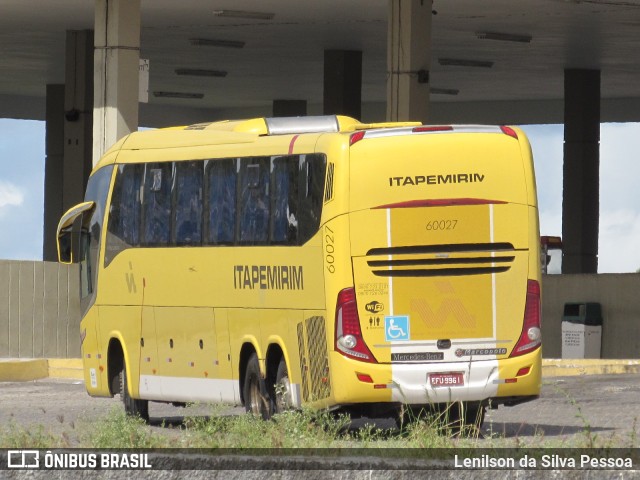 Viação Itapemirim 60027 na cidade de Caruaru, Pernambuco, Brasil, por Lenilson da Silva Pessoa. ID da foto: 10059569.