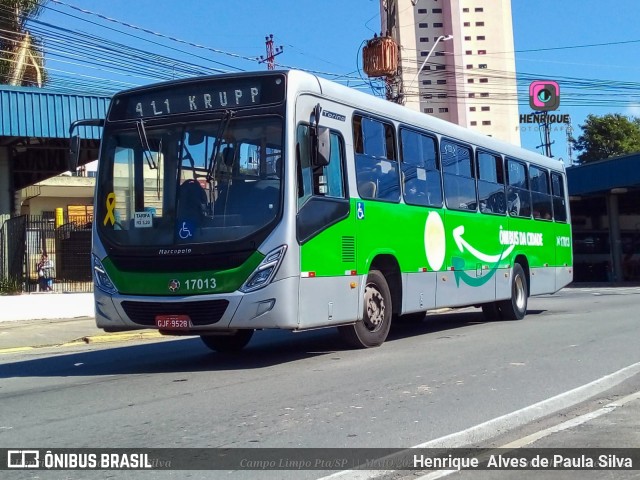 Rápido Campinas 17013 na cidade de Campo Limpo Paulista, São Paulo, Brasil, por Henrique Alves de Paula Silva. ID da foto: 10060555.