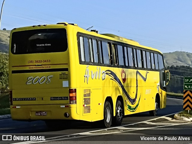 Viação Ávila 2008 na cidade de Aparecida, São Paulo, Brasil, por Vicente de Paulo Alves. Número da foto: #10058196.