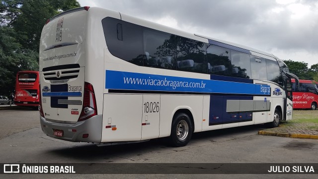 Auto Viação Bragança 18026 na cidade de São Paulo, São Paulo, Brasil, por JULIO SILVA. Número da foto: #10057374.