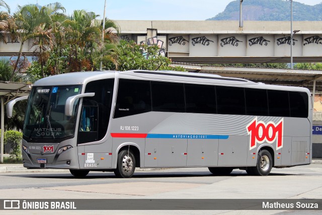 Auto Viação 1001 RJ 108.1223 na cidade de Rio de Janeiro, Rio de Janeiro, Brasil, por Matheus Souza. ID da foto: 10057347.