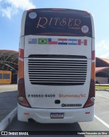 Ritser Turismo 7410 na cidade de Aparecida, São Paulo, Brasil, por Helder Fernandes da Silva. Número da foto: #10058655.