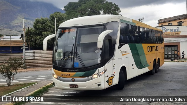 Empresa Gontijo de Transportes 18490 na cidade de Governador Valadares, Minas Gerais, Brasil, por Allan Douglas Ferreira da Silva. Número da foto: #10061112.