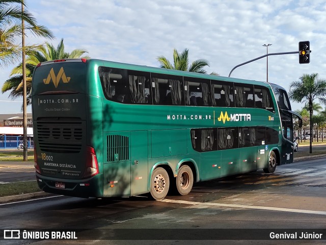 Viação Motta 18002 na cidade de Campo Grande, Mato Grosso do Sul, Brasil, por Genival Júnior. Número da foto: #10060920.