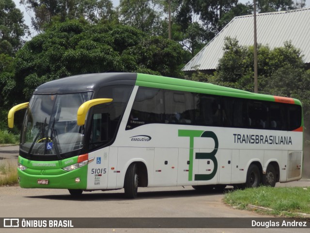 Transbrasiliana Transportes e Turismo 51015 na cidade de Anápolis, Goiás, Brasil, por Douglas Andrez. ID da foto: 10062125.