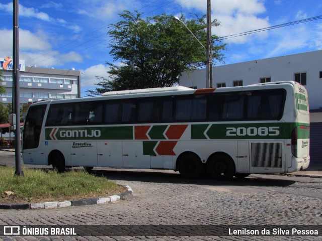 Empresa Gontijo de Transportes 20085 na cidade de Caruaru, Pernambuco, Brasil, por Lenilson da Silva Pessoa. ID da foto: 10061627.