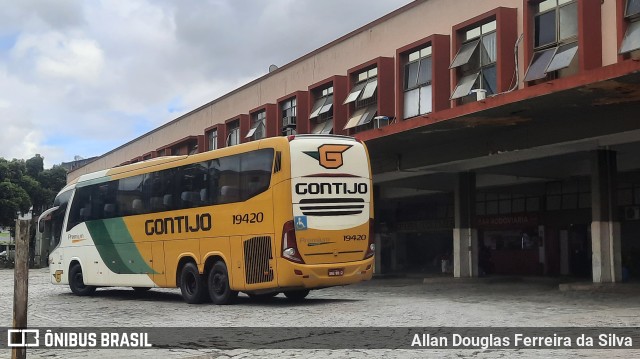 Empresa Gontijo de Transportes 19420 na cidade de Governador Valadares, Minas Gerais, Brasil, por Allan Douglas Ferreira da Silva. Número da foto: #10061096.