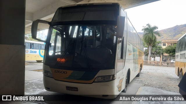 Empresa Gontijo de Transportes 12600 na cidade de Governador Valadares, Minas Gerais, Brasil, por Allan Douglas Ferreira da Silva. ID da foto: 10061122.