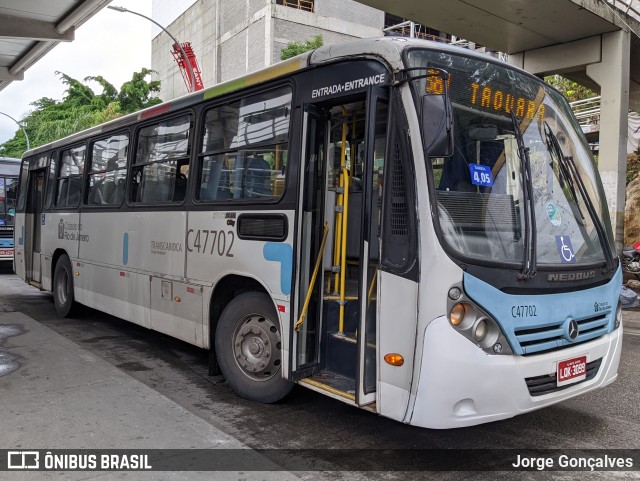 Viação Redentor C47702 na cidade de Rio de Janeiro, Rio de Janeiro, Brasil, por Jorge Gonçalves. Número da foto: #10063668.
