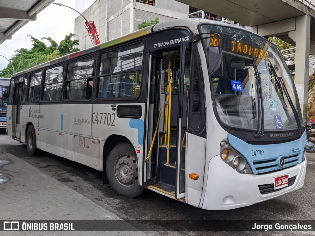 Viação Redentor C47702 na cidade de Rio de Janeiro, Rio de Janeiro, Brasil, por Jorge Gonçalves. ID da foto: 10063668.