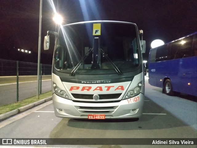 Expresso de Prata 14107 na cidade de São Roque, São Paulo, Brasil, por Aldinei Silva Vieira . Número da foto: #10062889.