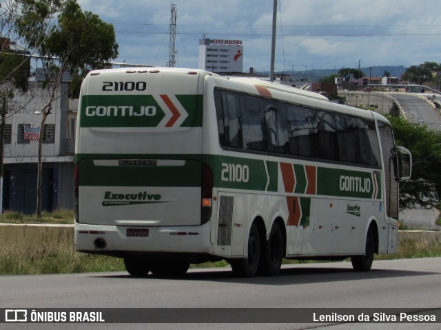 Empresa Gontijo de Transportes 21100 na cidade de Caruaru, Pernambuco, Brasil, por Lenilson da Silva Pessoa. Número da foto: #10061638.