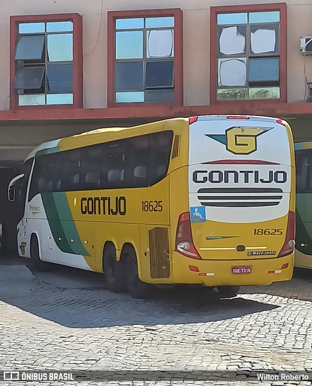 Empresa Gontijo de Transportes 18625 na cidade de Governador Valadares, Minas Gerais, Brasil, por Wilton Roberto. ID da foto: 10062349.