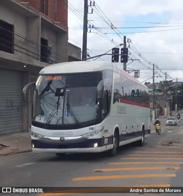 Viação Piracicabana 1461 na cidade de São Paulo, São Paulo, Brasil, por Andre Santos de Moraes. ID da foto: 10063248.